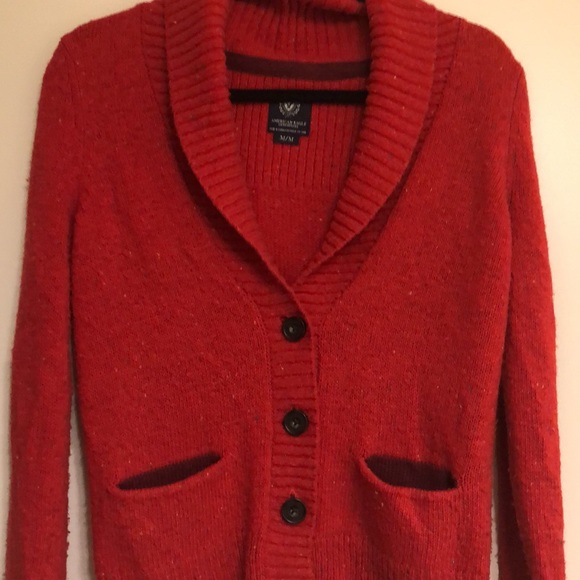 American Eagle Red Sweater - Picture 2 of 5